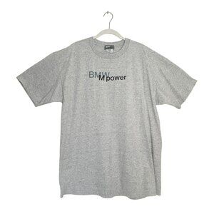 Men's Vintage 90's BMW M Power Short Sleeve Crewneck Tee in Gray - Sz XL